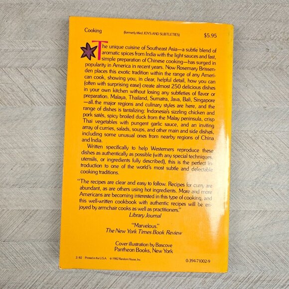 Asia's Undiscovered Cuisine Rosemary Brissenden Vintage Cookbook Local Ethnic - Picture 2 of 8